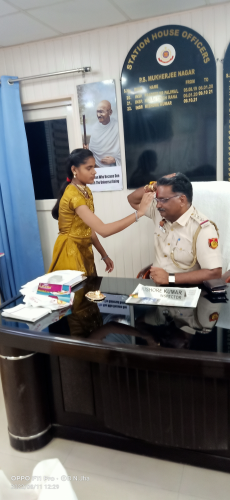 Raksha Bandhan Celebration with Delhi Police
